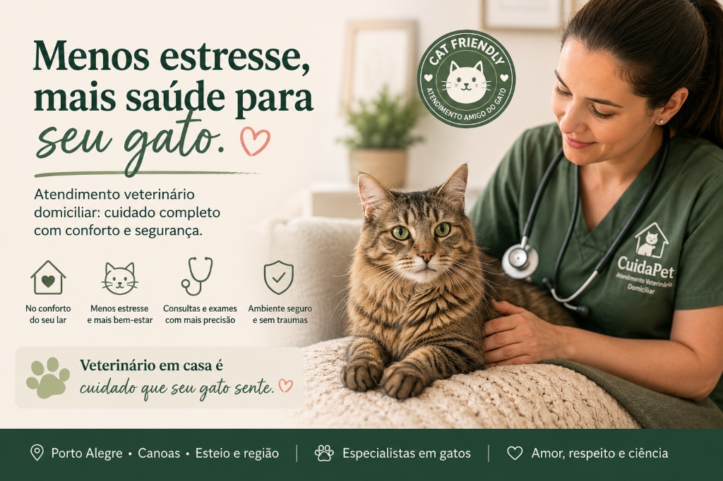 Como evitar o estresse do gato ao ir ao veterinário