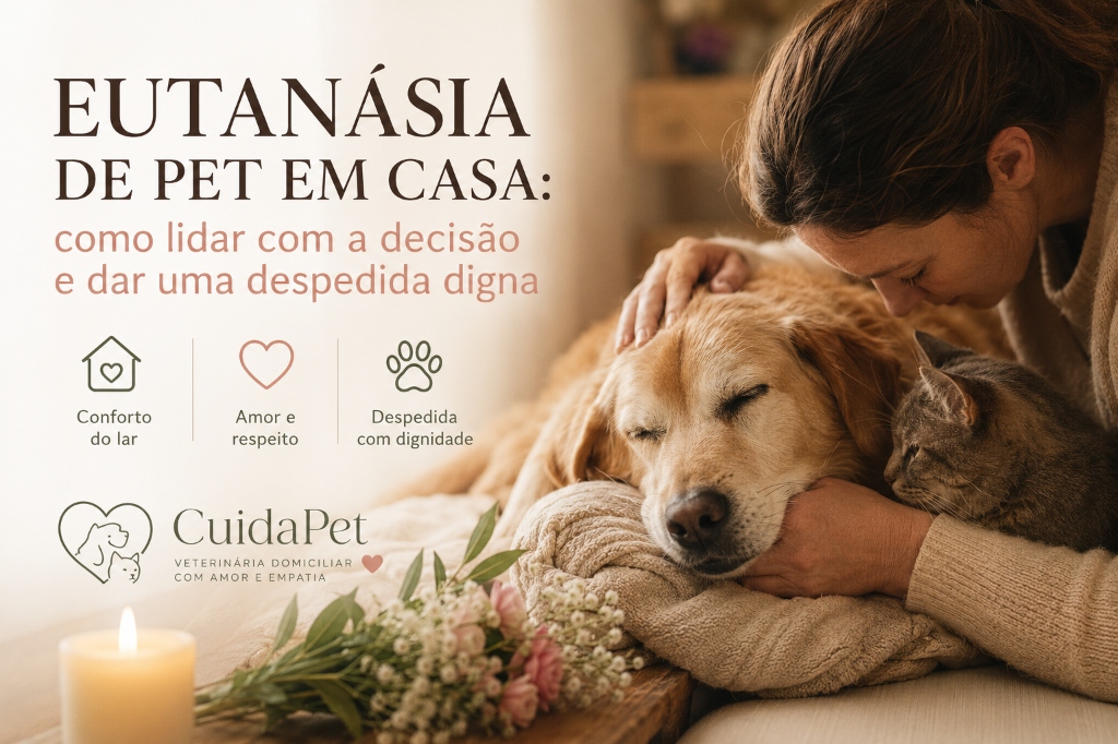 Eutanásia de pet em casa: como lidar com a decisão e dar uma despedida digna
